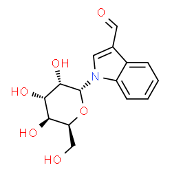 ChemSpider 2D Image | 1-(alpha-L-Gulopyranosyl)-1H-indole-3-carbaldehyde | C15H17NO6