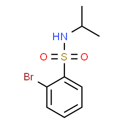 ChemSpider 2D Image | 2-Bromo-N-isopropylbenzenesulfonamide | C9H12BrNO2S