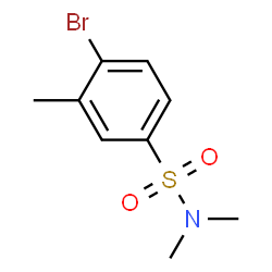 ChemSpider 2D Image | 4-Bromo-N,N,3-trimethylbenzenesulfonamide | C9H12BrNO2S