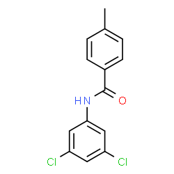 ChemSpider 2D Image | N-(3,5-Dichlorophenyl)-4-methylbenzamide | C14H11Cl2NO