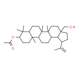 ChemSpider 2D Image | (3beta,5beta,18beta)-28-Hydroxylup-20(29)-en-3-yl acetate | C32H52O3