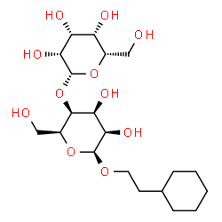 ChemSpider 2D Image | 2-Cyclohexylethyl 4-O-beta-L-talopyranosyl-beta-L-talopyranoside | C20H36O11
