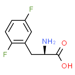 ChemSpider 2D Image | 2,5-Difluorophenylalanine | C9H9F2NO2