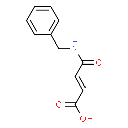 ChemSpider 2D Image | (2E)-4-(Benzylamino)-4-oxo-2-butenoic acid | C11H11NO3