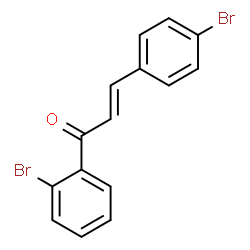 ChemSpider 2D Image | (2E)-1-(2-Bromophenyl)-3-(4-bromophenyl)-2-propen-1-one | C15H10Br2O