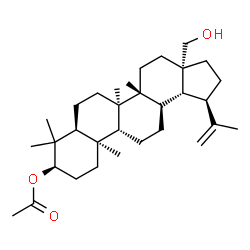 ChemSpider 2D Image | (3alpha,5beta)-28-Hydroxylup-20(29)-en-3-yl acetate | C32H52O3