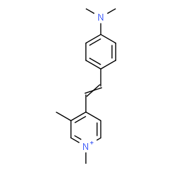 ChemSpider 2D Image | 4-{2-[4-(Dimethylamino)phenyl]vinyl}-1,3-dimethylpyridinium | C17H21N2