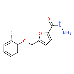 ChemSpider 2D Image | 5-[(2-Chlorophenoxy)methyl]-2-furohydrazide | C12H11ClN2O3