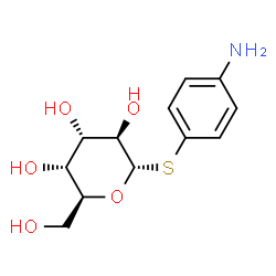 ChemSpider 2D Image | 4-Aminophenyl 1-thio-alpha-L-altropyranoside | C12H17NO5S