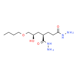 ChemSpider 2D Image | (2R)-2-[(2R)-3-Butoxy-2-hydroxypropyl]pentanedihydrazide (non-preferred name) | C12H26N4O4