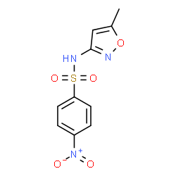 ChemSpider 2D Image | 4-Nitro-sulfamethoxazole | C10H9N3O5S