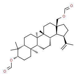 ChemSpider 2D Image | (3beta,5beta,18beta)-Lup-20(29)-ene-3,28-diyl diformate | C32H50O4