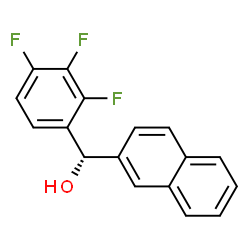 ChemSpider 2D Image | (S)-2-Naphthyl(2,3,4-trifluorophenyl)methanol | C17H11F3O