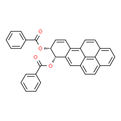 ChemSpider 2D Image | (7S,8R)-7,8-Dihydrobenzo[pqr]tetraphene-7,8-diyl dibenzoate | C34H22O4