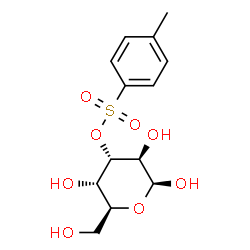 ChemSpider 2D Image | 3-O-[(4-Methylphenyl)sulfonyl]-beta-L-altropyranose | C13H18O8S