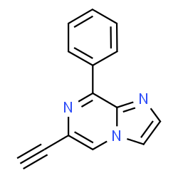 ChemSpider 2D Image | 6-Ethynyl-8-phenylimidazo[1,2-a]pyrazine | C14H9N3