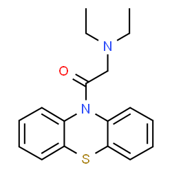 ChemSpider 2D Image | 2-Diethylamino-1-phenothiazin-10-yl-ethanone | C18H20N2OS