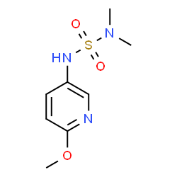 ChemSpider 2D Image | N'-(6-Methoxy-3-pyridinyl)-N,N-dimethylsulfuric diamide | C8H13N3O3S