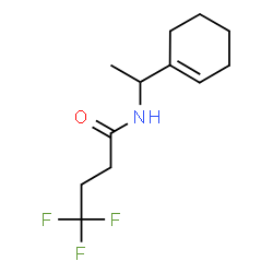 ChemSpider 2D Image | N-[1-(1-Cyclohexen-1-yl)ethyl]-4,4,4-trifluorobutanamide | C12H18F3NO