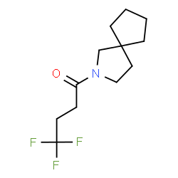 ChemSpider 2D Image | 1-(2-Azaspiro[4.4]non-2-yl)-4,4,4-trifluoro-1-butanone | C12H18F3NO