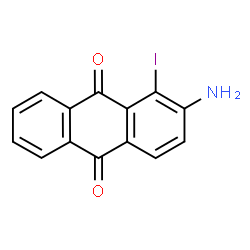 ChemSpider 2D Image | 2-Amino-1-iodo-9,10-anthraquinone | C14H8INO2