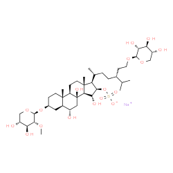 ChemSpider 2D Image | regulusoside S2 | C40H69NaO17S