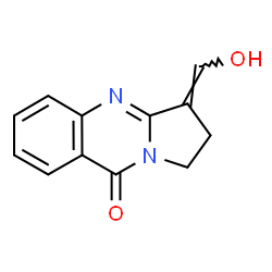 ChemSpider 2D Image | (3E)-3-(Hydroxymethylene)-2,3-dihydropyrrolo[2,1-b]quinazolin-9(1H)-one | C12H10N2O2
