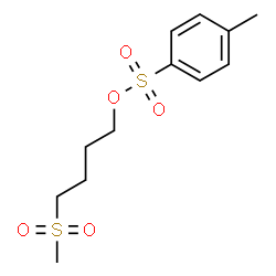 ChemSpider 2D Image | 4-(Methylsulfonyl)butyl 4-methylbenzenesulfonate | C12H18O5S2