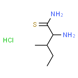 ChemSpider 2D Image | 2-Amino-3-methylpentanethioamide hydrochloride (1:1) | C6H15ClN2S