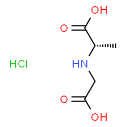ChemSpider 2D Image | N-(Carboxymethyl)-L-alanine hydrochloride (1:1) | C5H10ClNO4