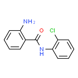 ChemSpider 2D Image | 2-Amino-N-(2-chlorophenyl)benzamide | C13H11ClN2O