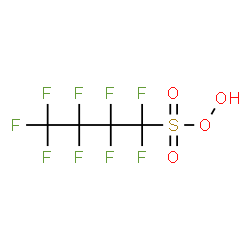 ChemSpider 2D Image | 1,1,2,2,3,3,4,4,4-Nonafluoro-1-butanesulfonoperoxoic acid | C4HF9O4S