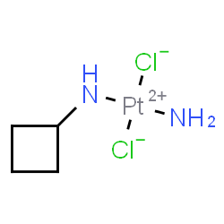 ChemSpider 2D Image | Ammine(dichloro)(cyclobutanamine)platinum | C4H12Cl2N2Pt