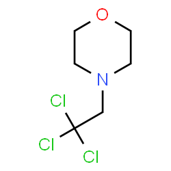 ChemSpider 2D Image | 4-(2,2,2-Trichloroethyl)morpholine | C6H10Cl3NO