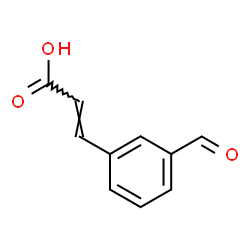ChemSpider 2D Image | (2E)-3-(3-Formylphenyl)acrylic acid | C10H8O3