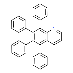 ChemSpider 2D Image | 5,6,7,8-Tetraphenylquinoline | C33H23N