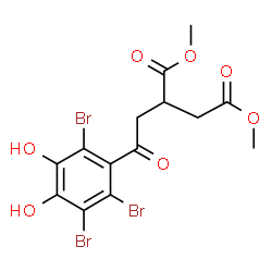 ChemSpider 2D Image | symphyocladin O | C14H13Br3O7