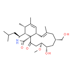 ChemSpider 2D Image | 19-methoxy-19,20-dihydrophomacin C | C26H41NO5