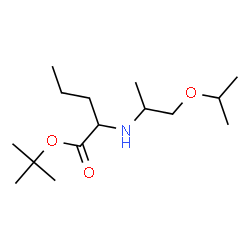 ChemSpider 2D Image | 2-Methyl-2-propanyl N-(1-isopropoxy-2-propanyl)norvalinate | C15H31NO3