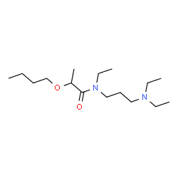 ChemSpider 2D Image | 2-Butoxy-N-[3-(diethylamino)propyl]-N-ethylpropanamide | C16H34N2O2
