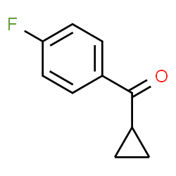 ChemSpider 2D Image | Cyclopropyl 4-fluorophenyl ketone | C10H9FO