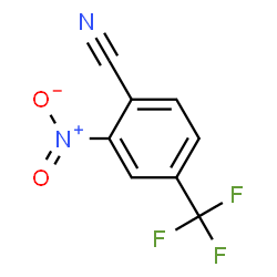 ChemSpider 2D Image | 4-Cyano-3-nitrobenzotrifluoride | C8H3F3N2O2