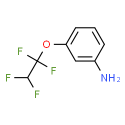 ChemSpider 2D Image | 3-(1,1,2,2-Tetrafluoroethoxy)aniline | C8H7F4NO