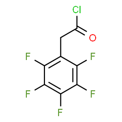 ChemSpider 2D Image | (Pentafluorophenyl)acetyl chloride | C8H2ClF5O