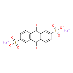ChemSpider 2D Image | Disodium 9,10-dioxo-9,10-dihydro-2,6-anthracenedisulfonate | C14H6Na2O8S2
