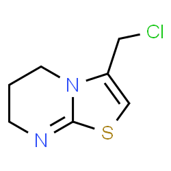 ChemSpider 2D Image | 3-(Chloromethyl)-6,7-dihydro-5H-[1,3]thiazolo[3,2-a]pyrimidine | C7H9ClN2S