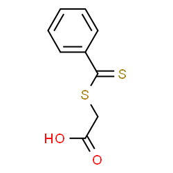 ChemSpider 2D Image | (Thiobenzoylthio)acetic acid | C9H8O2S2