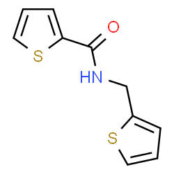 ChemSpider 2D Image | N-(2-Thienylmethyl)-2-thiophenecarboxamide | C10H9NOS2