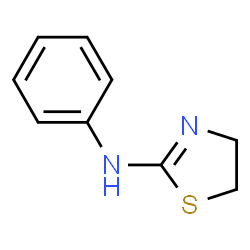 ChemSpider 2D Image | 2-Anilino-2-thiazoline | C9H10N2S