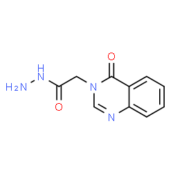 ChemSpider 2D Image | 2-(4-Oxo-3(4H)-quinazolinyl)acetohydrazide | C10H10N4O2